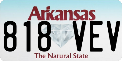 AR license plate 818VEV