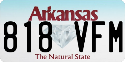 AR license plate 818VFM