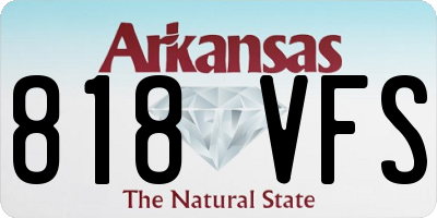 AR license plate 818VFS