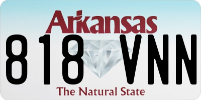 AR license plate 818VNN