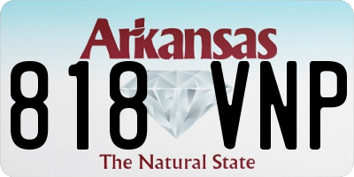 AR license plate 818VNP