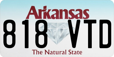 AR license plate 818VTD