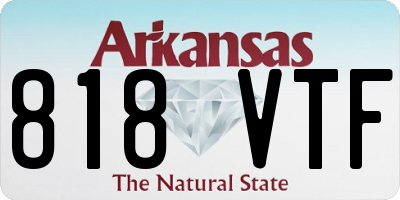 AR license plate 818VTF