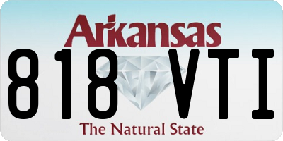 AR license plate 818VTI