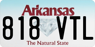 AR license plate 818VTL
