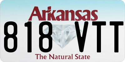AR license plate 818VTT