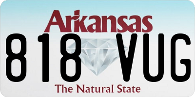 AR license plate 818VUG