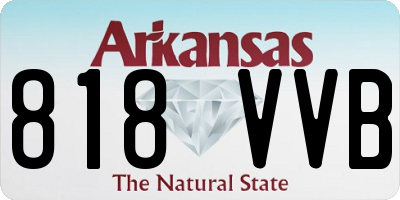 AR license plate 818VVB