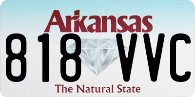 AR license plate 818VVC