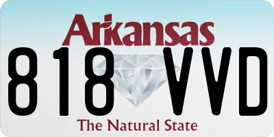 AR license plate 818VVD