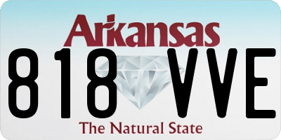 AR license plate 818VVE