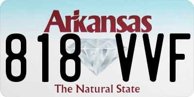 AR license plate 818VVF