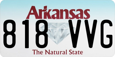 AR license plate 818VVG