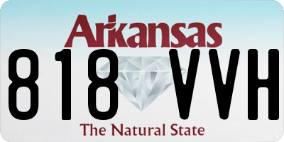 AR license plate 818VVH