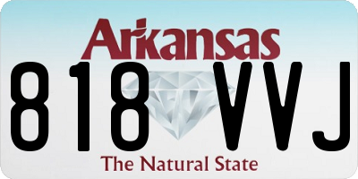 AR license plate 818VVJ