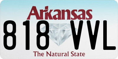 AR license plate 818VVL