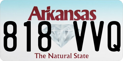 AR license plate 818VVQ