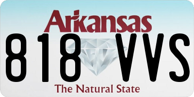 AR license plate 818VVS