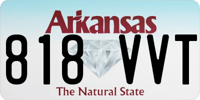 AR license plate 818VVT