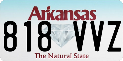 AR license plate 818VVZ