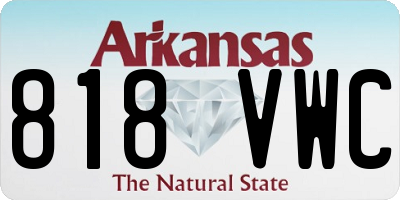 AR license plate 818VWC
