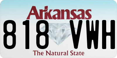 AR license plate 818VWH