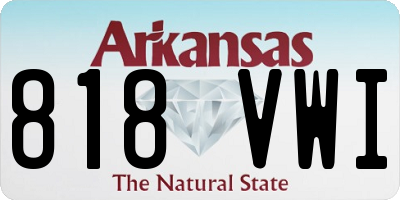 AR license plate 818VWI