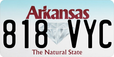 AR license plate 818VYC