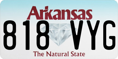 AR license plate 818VYG