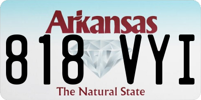 AR license plate 818VYI