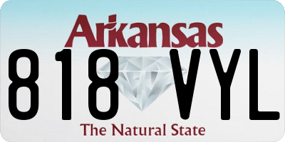 AR license plate 818VYL