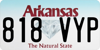 AR license plate 818VYP