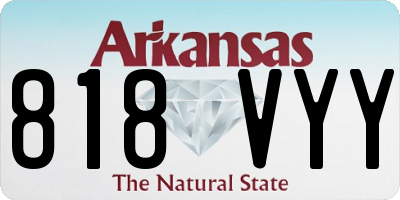 AR license plate 818VYY