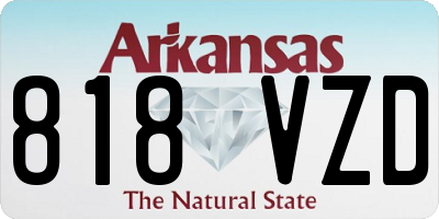AR license plate 818VZD