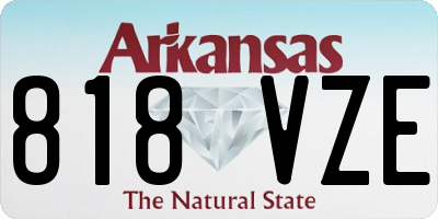 AR license plate 818VZE