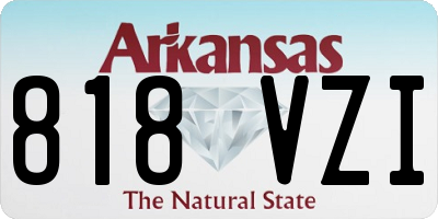 AR license plate 818VZI