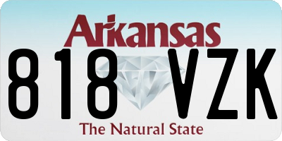 AR license plate 818VZK