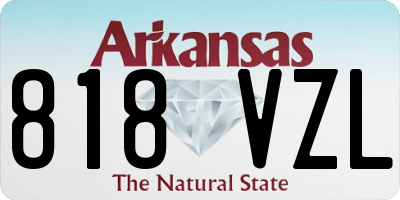 AR license plate 818VZL