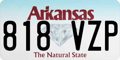 AR license plate 818VZP