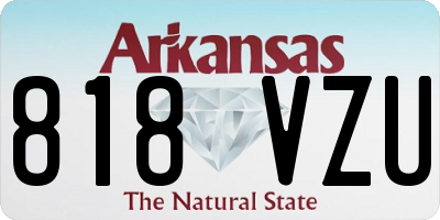 AR license plate 818VZU