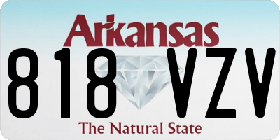 AR license plate 818VZV