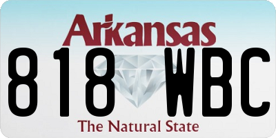 AR license plate 818WBC
