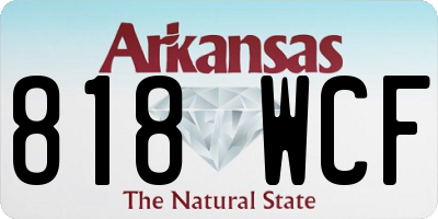 AR license plate 818WCF