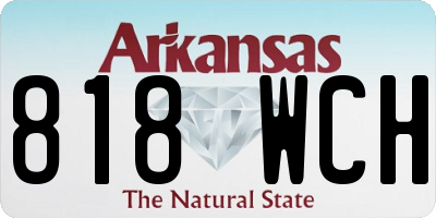 AR license plate 818WCH