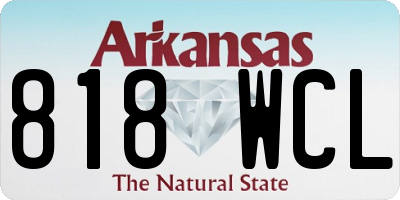 AR license plate 818WCL