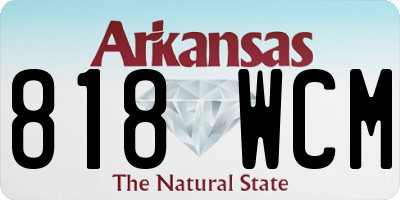 AR license plate 818WCM