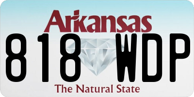 AR license plate 818WDP