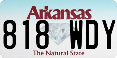AR license plate 818WDY