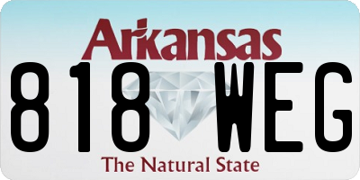AR license plate 818WEG