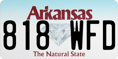 AR license plate 818WFD